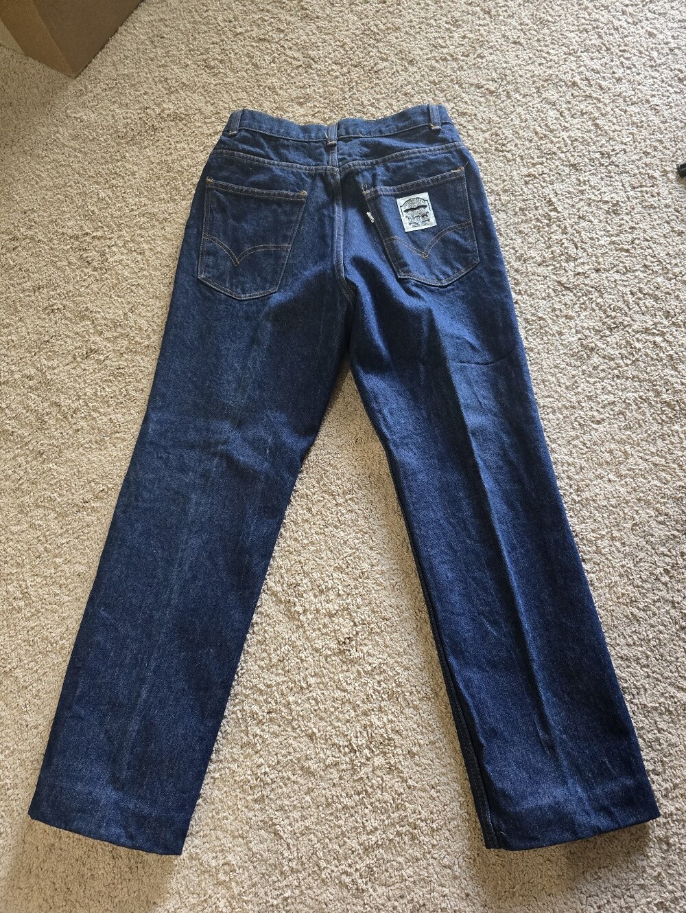 Vintage Womens Levi Strauss White Label Denim. Made In TX. Measured Size 6. Euc.